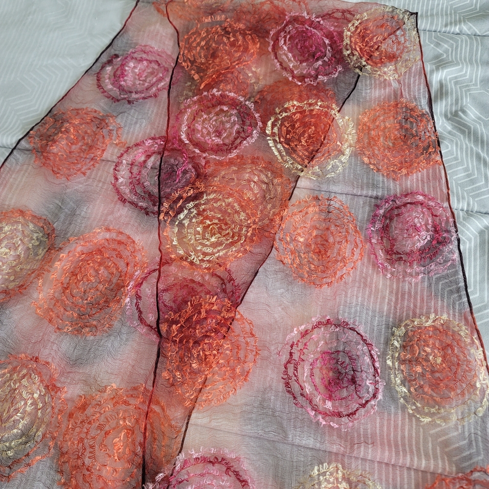 100% Silk Sunset Scarf